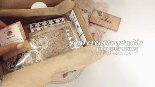 yourcreativestudio july subscription box unboxing + jwm