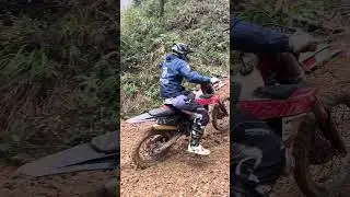 YZM factory motocross team testing 2stroke enduro bike in Dec #yzmmoto #motocross #2stroke
