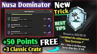 Easyway To Complete (Nusa Dominator) Achievement in BGMI | Trick To Win Nusa Map Easily TEAM HARSHIT
