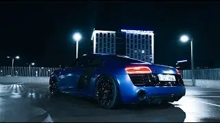 Audi R8 Night Drive | Estonia, Tallinn [ 4K ]
