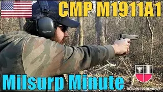 Firing 💥 CMP M1911 A1 US WW2 Surplus 🇺🇸  Civilian Marksmanship Program Field Grade Milsurp Minute
