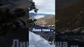 Тут панує лише тиша... #mountains #reels #travel #snow #alp #hiking_club_salo #nature #shorts #alps