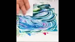 Encaustic Art Abstract Painting Demo