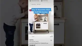 ⚡️IKEA Play Kitchen HACK in 5 minutes! ⏰ | DUKTIG | Montessori at Home