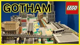 Building GOTHAM CITY in LEGO - Preparing for Gotham TRAIN STATION