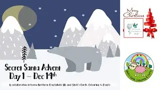 Secret Santa :: Advent Day 01 | Shell's Cards, Colouring & Crafts Collaboration 2025