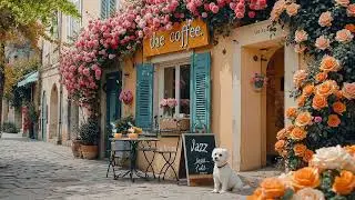 Serene Spring Jazz Cafe ☕ Minimal Smooth Jazz for Stress-Free Moments