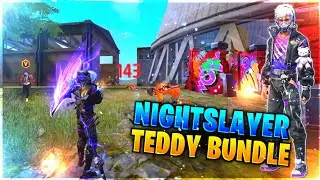 Nightslayer Teddy Bundle 😍 | Solo Vs Squad Gameplay - Garena Free Fire