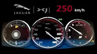 JAGUAR XJ 3.0 V6 Diesel - ACCE𝘓ERATION TOP SPEED 250​ Km/h