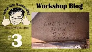 SNW Shop Blog #3- Preserving the history of the workshop