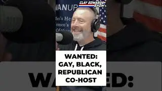 Clay Edwards Hires Gay Black Conservative Co-Host #shorts
