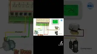 FCU Honeywell Thermostat  Wiring diagram.❄️✅ #airconditione