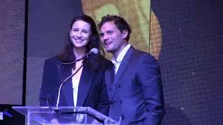 Caitriona Balfe & Jamie Dornan's Speech at HCA Film Awards 2022