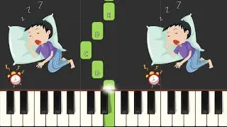 Are You Sleeping Brother John (Frere Jacques) - Super Easy Piano Tutorial