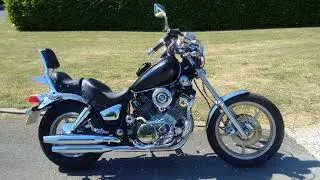 Yamaha XV Virago rear suspension lowering - low rider shocks and bolt-on solutions