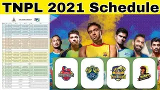 Tnpl 2021 Updates|#Rithyish Sports Point Media