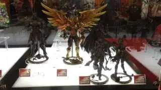 Square Enix DC Comics Play Arts Kai Action Figure Display At Toy Fair 2014