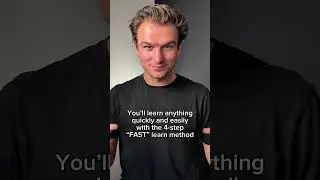 How to Learn Anything FAST (method in comments)
