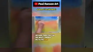 Paint Like Bob Ross | Embracing Mistakes #shorts