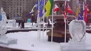 Ice Sculptures during Ottawa's Winterlude Festival