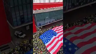 Avenida Paulista 07.09.25 a bandeira dos EUA fazendo parte do movimento popular #shorts #politics