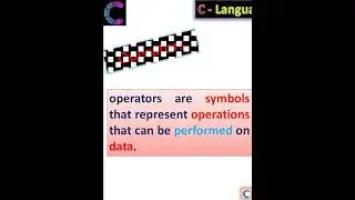 #operators in🔥 💥 #c language#c #2024#shorts