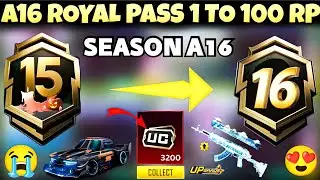 ✅ A16 Royal Pass | 1 To 100 Rp Rewards🔥| A16 Royal Pass Leaks💯| Pubg A16 Royal Pass | PUBG/BGMI