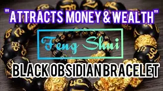 BLACK OBSIDIAN BRACELET | LUCKY CHARM | How to wear it properly