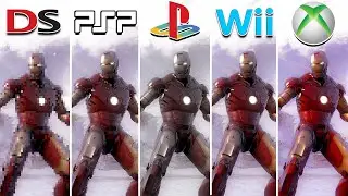 Iron Man (2008) NDS vs PSP vs PS2 vs Wii vs XBOX 360 (Which One is Better!)