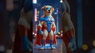 Super Puppy vs Evil Shark 🦈 | Epic Battle Animation #AnimationShorts #puppy #cartoon #avengers #edit