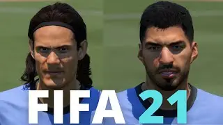 FIFA 21 All Uruguay Real Faces