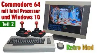 Commodore 64 Spiele DosBox Emulator D-Fend Reloaded - Umbau - C64 Retro Mod - Teil 2 - [4K]
