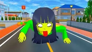 Horrible MOMENT! Horrific Ghost Encounter that KILLS Rina 👹 #sss #sakuraschoolsimulatorhorror 