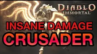 INSANE DAMAGE! LIGHTNING FAST CRUSADER PVP BUILD!  (part 1) How to Carry DIABLO IMMORTAL