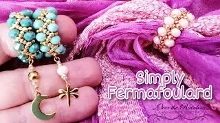 Come realizzare un Fermafoulard semplicissimo con cipollotti 6x4 - Tutorial Ferma Foulard Simply