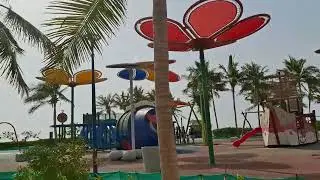 Roaming around the red Sea jeddah corniche, saudi arabia