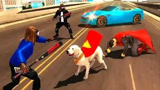 Flying Superhero Dog Hero City Rescue Mission Animal Heroes Android Gameplay