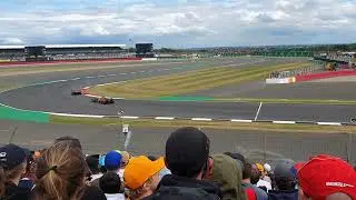 British Grand Prix at Silverstone 2022 - view from Village A - seat 77, row Q.