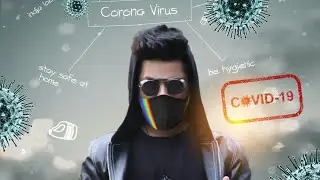 Corona virus Photo Editing IN Picsart | COVID19 Photo Editing | Lockdown | Picsart Editing | #Shorts