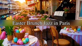 Happy Easter Jazz in Paris | Easter Jazz Music & Pastel Morning Ambience in a Montmartre Cafe