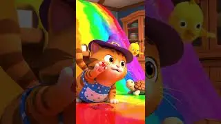 🌈 Orange Cat the Wizard Creates a Rainbow Spell! 🐱✨ | Magical Moments!