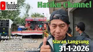 Siaran Langsung Kuda Kepang Cahyo Budoyo Original Desa Tunjung Udanawu Blitar #live #song #dj #love