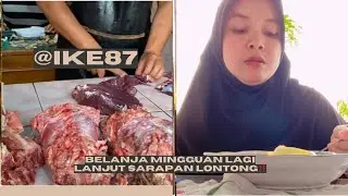 BELANJA MINGGUAN LAGI LANJUT SARAPAN LONTONG‼️