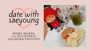 Cita con Saeyoung: Momo Manga, La Revisteria y Galerias Pacifico 🥪🍵💞