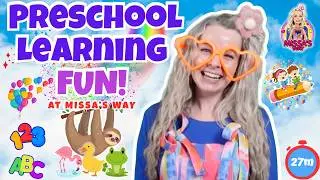 Fun Rhyming, Counting, Social Skills & More! | Preschool & Toddler Learning Video | Missa&rsquo;s Way