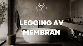 Totalrenovering av bad - Fase 10: Legging av membran (vegg og gulv)