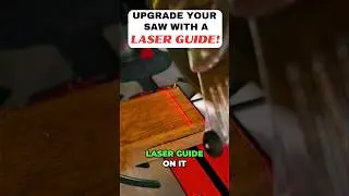 EASY miter saw laser guide add-on that's cheap! #mitersaws