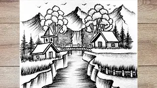 How to drawing 3d landscape