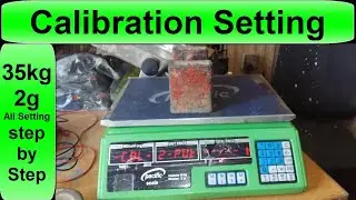 Как установить вес на весы 35 кг 2 г Весы ACS от Care International Scale | TCS