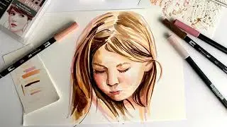 Tombow Portrait Tones Dual Brush Set